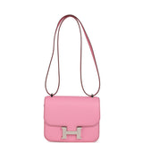 Hermes Constance 18 Bubblegum 5P Epsom Palladium Hardware