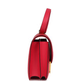 Pre-owned Hermes Constance 24 Rose Extreme Epsom Gold Hardware