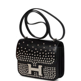 Hermes Constance 18 Clouté Black Box Palladium Hardware