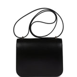 Hermes Constance 18 Clouté Black Box Palladium Hardware
