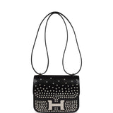 Hermes Constance 18 Clouté Black Box Palladium Hardware