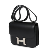 Hermes Constance 18 Black Tadelakt Palladium Hardware