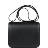 Hermes Constance 18 Black Tadelakt Palladium Hardware
