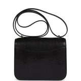 Hermes Constance 18 Black Varanus Niloticus Lizard Palladium Hardware