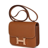 Hermes Constance 18 Gold Epsom Rose Gold Hardware