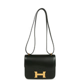 Hermes Constance 18 Vert Fonce Box Gold Hardware