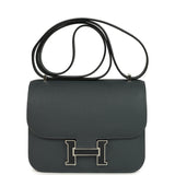 Hermes Constance 18 Gris Misty Epsom Lacquered Palladium Hardware