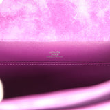 Pre-owned Hermes Constance 18 Violet Doblis Palladium Hardware