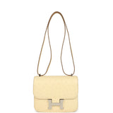 Hermes Constance 18 Vanille Ostrich Palladium Hardware