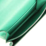 Pre-owned Hermes Constance 18 Vert Vertigo Evercolor Palladium Hardware
