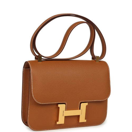 Hermes Constance 1-24 Gold Epsom Gold Hardware