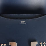 Hermes Constance 18 Clouté Bleu Abysse Box Palladium Hardware