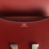 Hermes Constance 1-18 Rouge H Box Palladium Hardware
