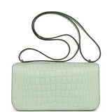 Hermes Constance Elan Vert D'Eau Matte Alligator Palladium Hardware