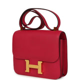 Hermes Constance 24 Rose Mexico Evercolor Gold Hardware