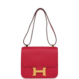 Hermes Constance 24 Rose Mexico Evercolor Gold Hardware