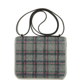 Hermes Constance 18 Tartan Bleu Glacier Swift Palladium Hardware