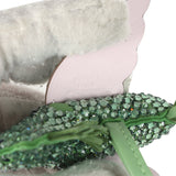 Custom Green Swarovski Crystal Hermes Pegasus Rodeo Bag Charm PM Vert Yucca/Vert Criquet/Mauve Pale Milo Lambskin