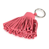 Hermes Carmen Keychain Rose Lipstick Milo Lambskin Palladium Hardware