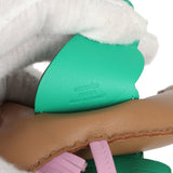 Hermes Pegase Rodeo Bag Charm MM Chai, Mauve Sylvestre and Menthe Milo Lambskin