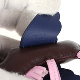 Hermes Pegase Rodeo Bag Charm PM Rouge Sellier, Mauve Sylvestre & Bleu Saphir Milo Lambskin