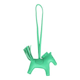 Hermes Pegase Rodeo Bag Charm PM Vert Comics Milo Lambskin