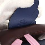 Hermes Pegase Rodeo Bag Charm MM Rouge Sellier, Mauve Sylvestre and Bleu Saphir Milo Lambskin