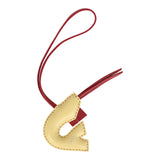 Hermes Hibouton Shrimp Bag Charm Multi Milo Lambskin