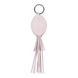 Hermes Poulpe Key Ring Charm Mauve Pale, Blanc, Black Milo Lambskin & Epsom Palladium Hardware