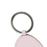 Hermes Poulpe Key Ring Charm Mauve Pale, Blanc, Black Milo Lambskin & Epsom Palladium Hardware