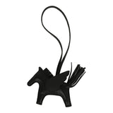 Hermes Pegase Rodeo Bag Charm PM So Black Milo Lambskin