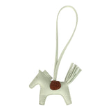 Hermes Rodeo Bag Charm PM Vert Fizz and Gold Touch Milo Lambskin and Matte Alligator