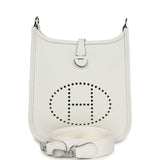 Hermes Evelyne TPM New White Maurice Palladium Hardware