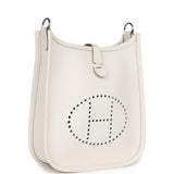 Hermes Evelyne TPM Gris Pale Clemence Palladium Hardware