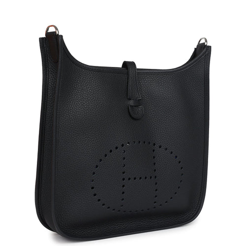 Hermes Evelyne III PM Black Clemence Palladium Hardware