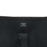 Hermes Evelyne III PM Black Clemence Palladium Hardware