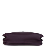 Hermes Evelyne III PM Cassis Clemence and Ecru Toile H Palladium Hardware