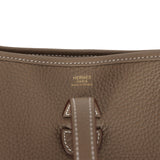 Hermes Evelyne III PM Etoupe Clemence Gold Hardware