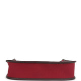 Hermes Neo Evelyne PM Rubis Officier Canvas and Rouge Sellier Swift Palladium Hardware