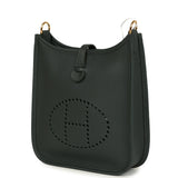 Hermes Evelyne TPM Vert Mangrove Clemence Gold Hardware