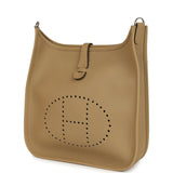 Hermes Evelyne III PM Poussiere Clemence Palladium Hardware