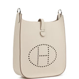 Hermes Evelyne Sellier TPM Craie Epsom Palladium Hardware