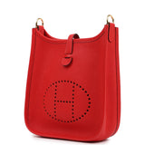 Hermes Evelyne TPM Rouge De Coeur Clemence Gold Hardware