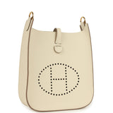 Hermes Evelyne Sellier TPM Craie Epsom Gold Hardware
