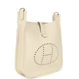Hermes Evelyne III PM Craie Clemence Gold Hardware