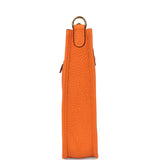 Hermes Evelyne TPM Orange Clemence Gold Hardware