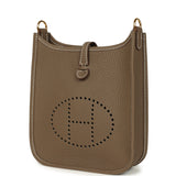 Hermes Evelyne TPM Etoupe Clemence Gold Hardware