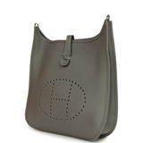 Hermes Evelyne III PM Gris Meyer Clemence Palladium Hardware