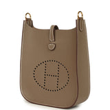 Hermes Evelyne Sellier TPM Etoupe Epsom Gold Hardware