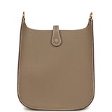 Hermes Evelyne Sellier TPM Etoupe Epsom Gold Hardware